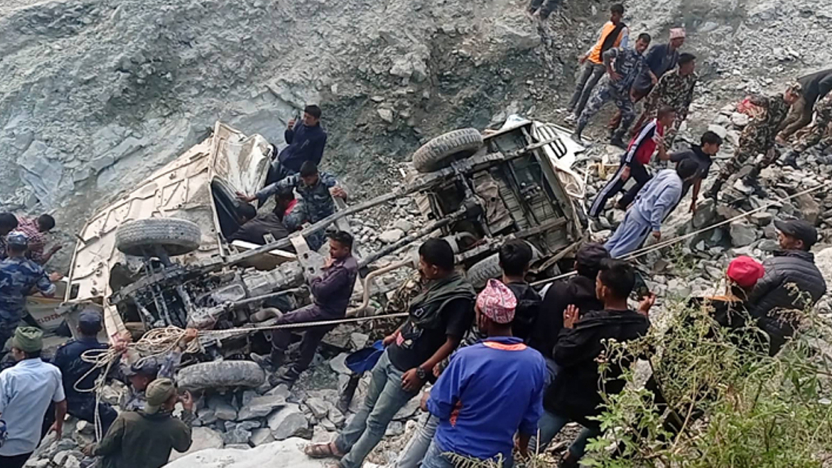 तुफानडाँडा जिप दुर्घटना : मष्टा गाउँ शोकमा